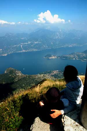 View from Crocione of Lake Como