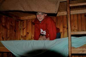 Sleeping Bunk in Rifugio Brioschi