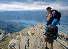 Hikers on Monte Legnone, Lake Como