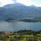 Griante and Bellagio seen from Nava